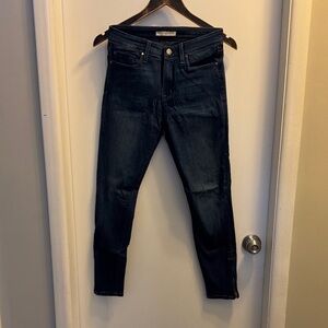 Fidelity Women's Skinny Jeans in Dark Blue